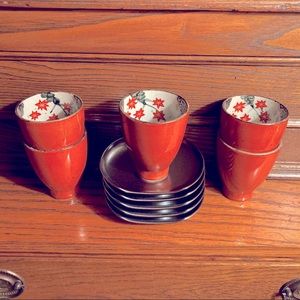 Japanese Sake & Chopstick Rest Set